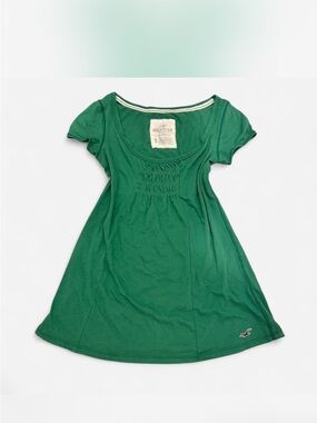 Vintage Hollister Emerald Scoop-Neck Babydoll Top